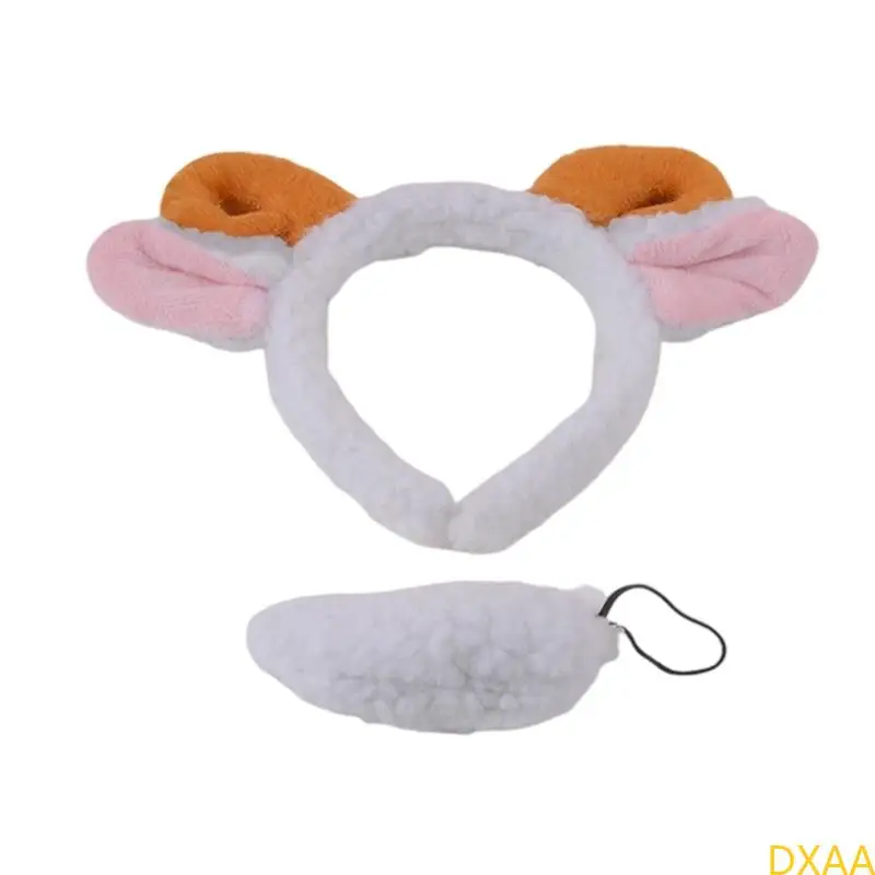 DXAA 2PCS KIDS ANIMAL Costumes fantaisie accessoires moutons Cosplay Halloween Costumes