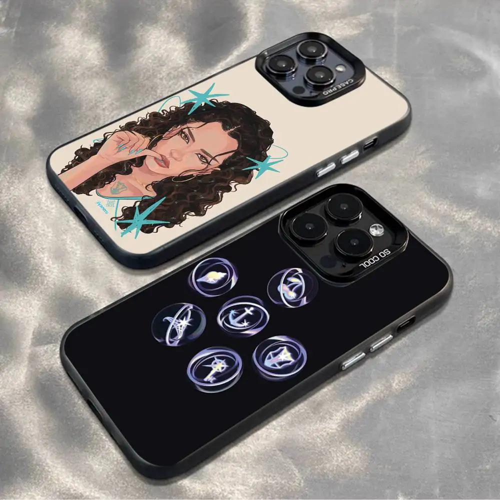 K-Katseye Gnarly Group Phone Case For iPhone17,16,15,14,13,12,11,Mini,Pro,MAX,plus,Black Matte Shockproof Cover