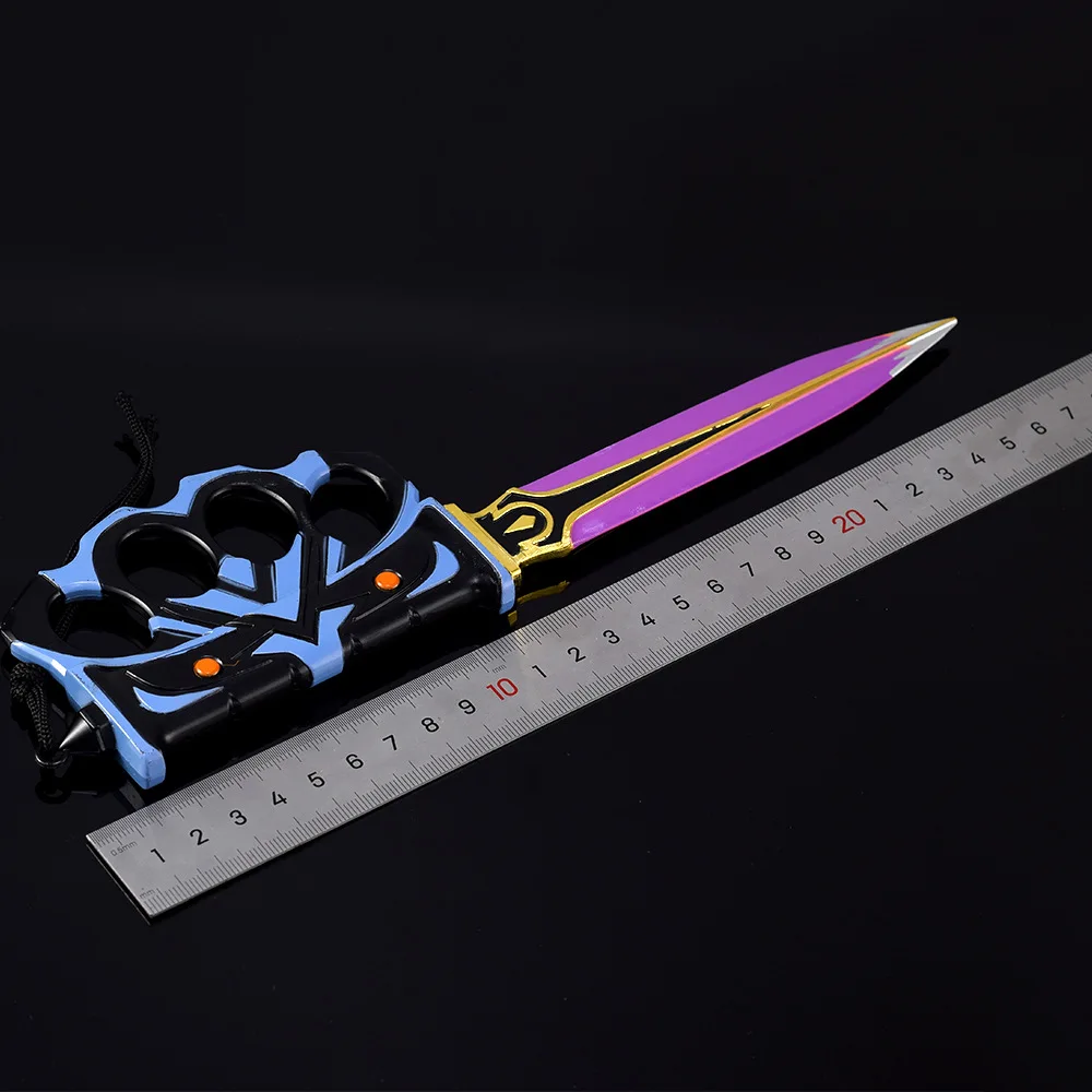 26cm Valorant Skywing Assault Game Peripherals Metal Model Weapons Desktop Decoration Ornaments Pendant Keychain Gift Toys Kids