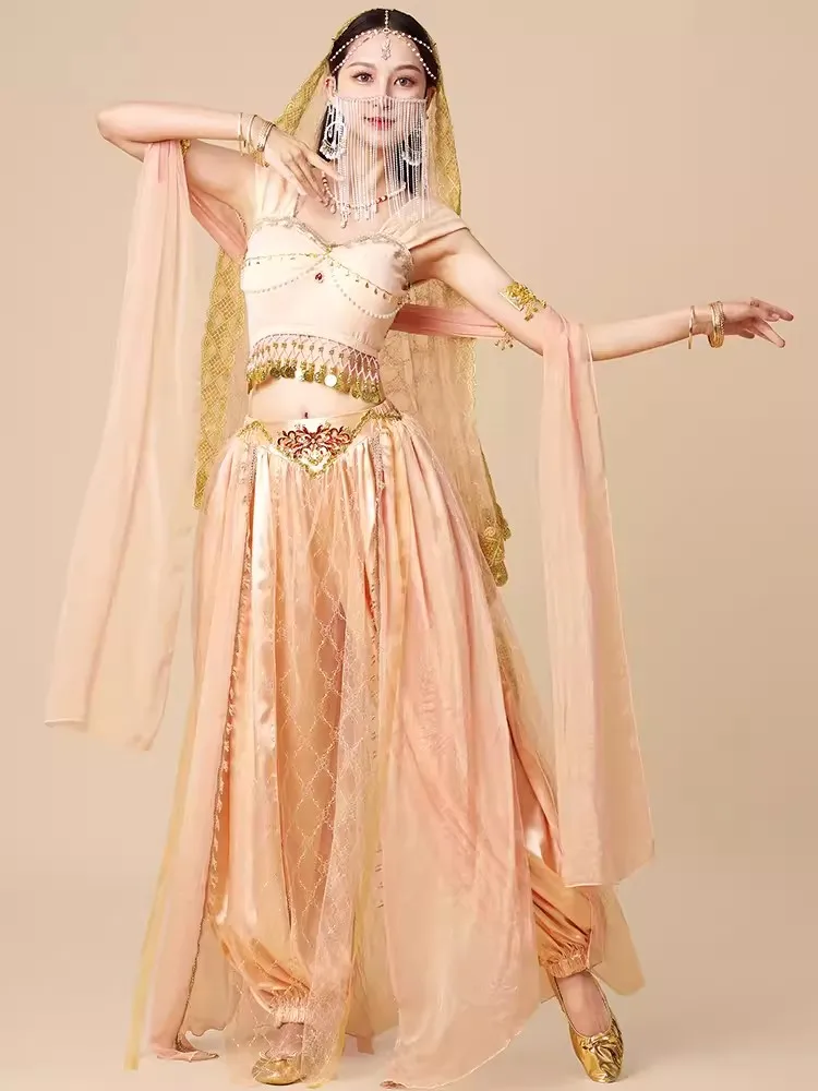 Western Regions Princess Costume Dunhuang Dance Bollywood Festival Costume Party Cosplay Jasmine Princess Fancy Outfit