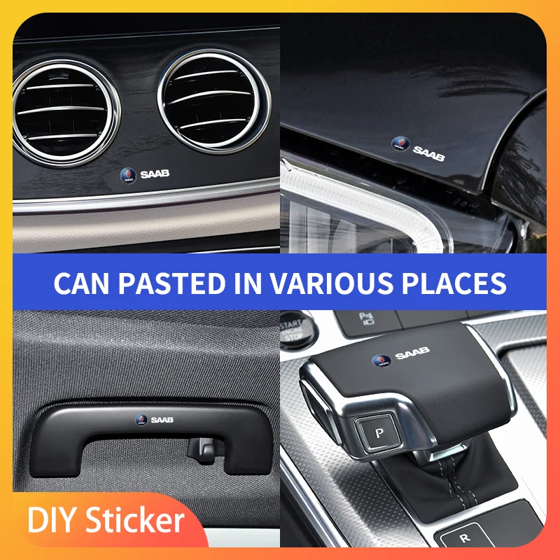 

Car motorcycle Styling 3D Alloy Metal Motorcycle Emblem Badge Sticker For SAAB Scania 93 95 9000 900 9-4X 9-2X 9-X 600 99 97