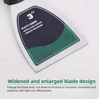 Heavy Duty Stainless Steel Putty Knife Construction Decoration Cement Shovel Plastic Handle Putty Knife Cement Putty Knife