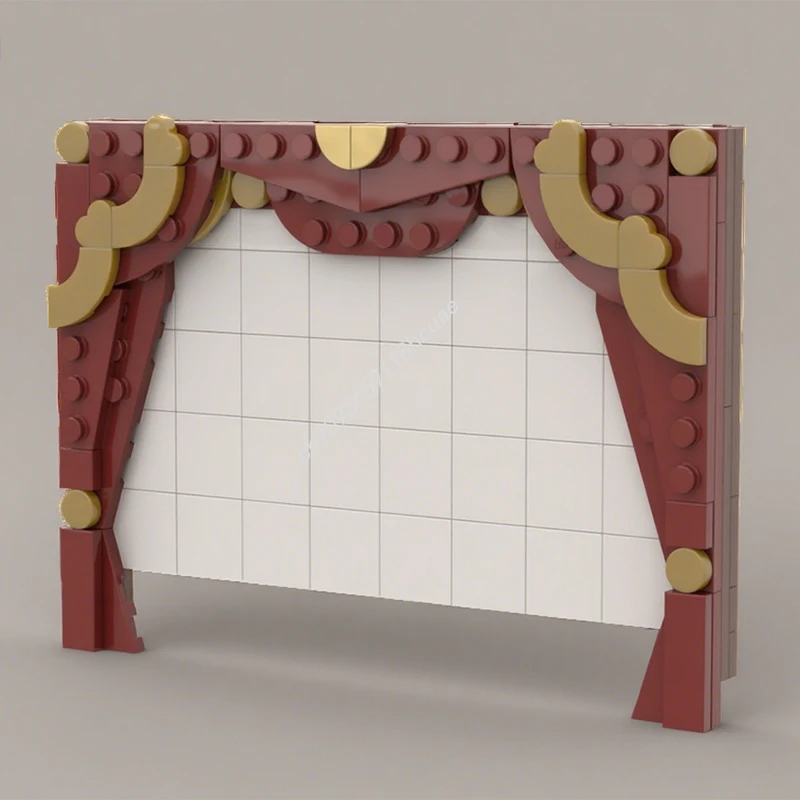 

105pcs MOC Expanded Movie Theater Screen Modular Building Model blocks Kids DIY idea toys Education Birthday Christmas gifts