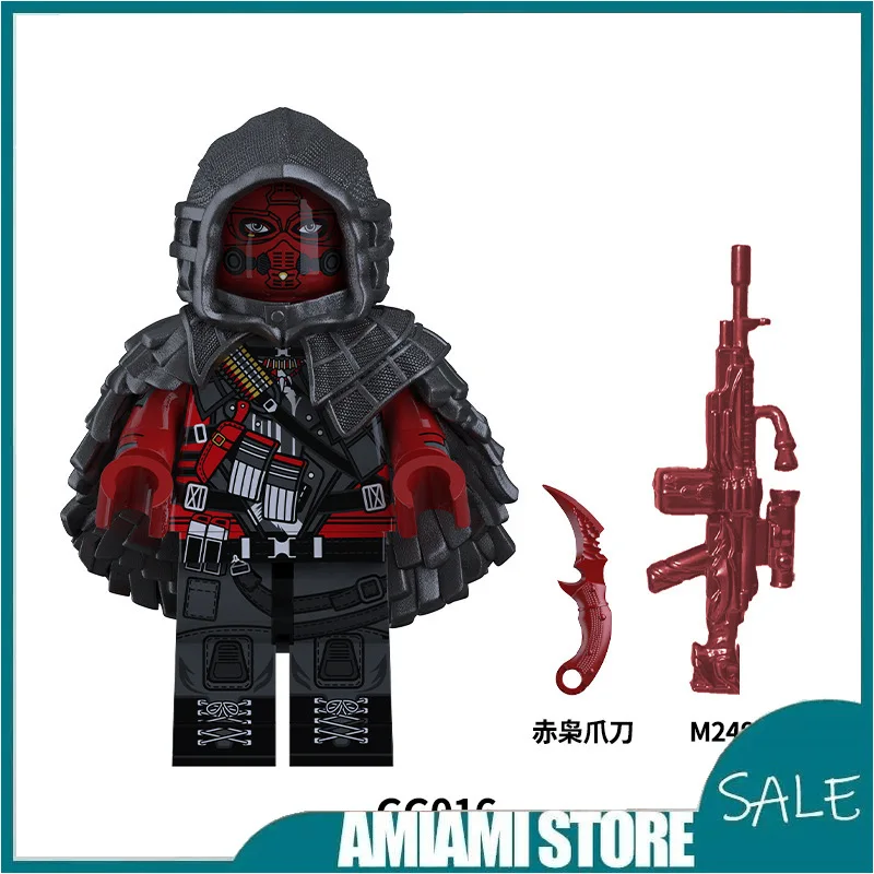 

Military Series SAID Triangle Agent Doll Special Forces Veyron Special Police Building Block Figure Blocks Building Figures Toy