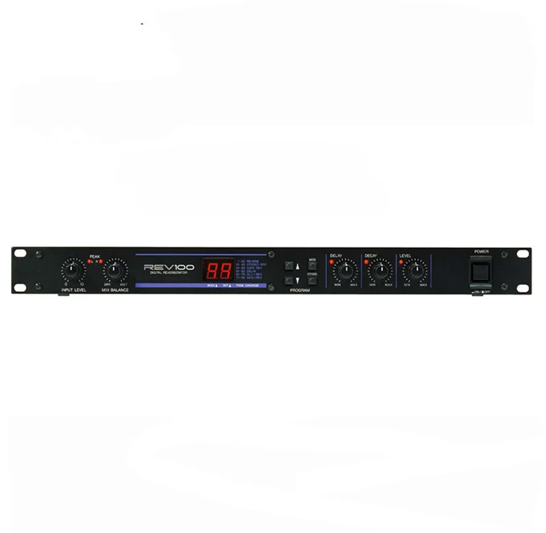 

REV100DSP professional KTV stage digital effector digital reverberator processor with link cable