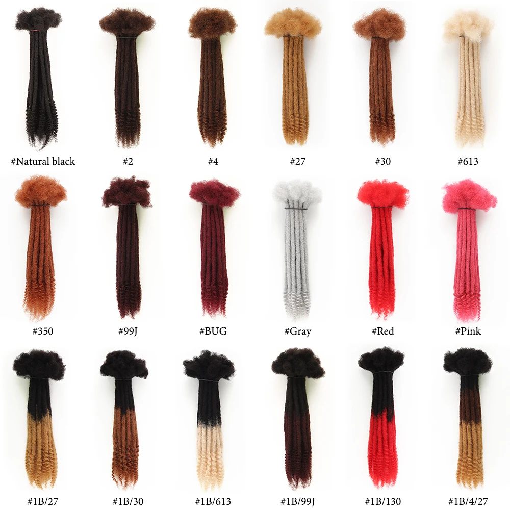 VAST Curly Ends Locs  Wholesale 100% Human Hair Curly Ends Dreads Loc Extension