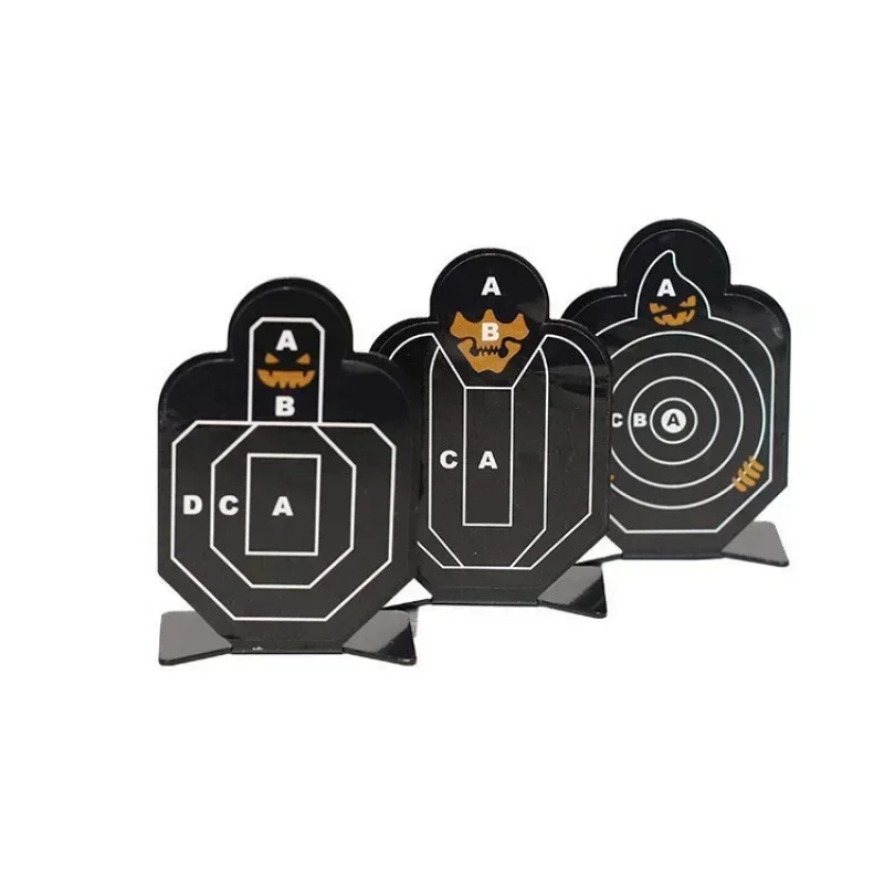 3 Pcs Stainless Steel Target Steel Small Steel People Target Metal Target lloy Practice Target Shooting Target