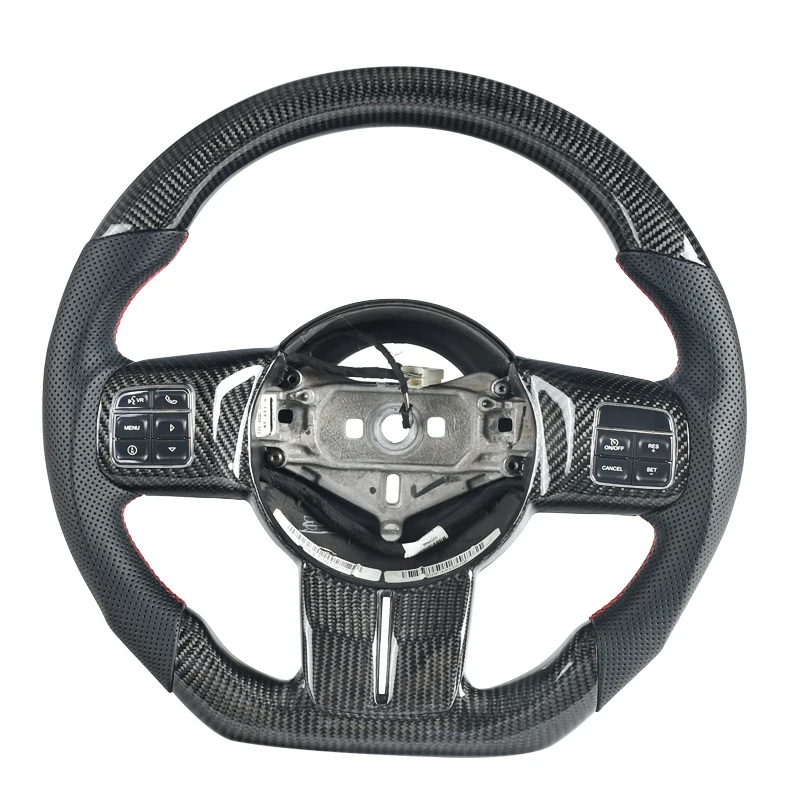 All Years Models Wrangler JL Steering Wheel Can Customized Carbon Fiber Custom Carbon Fiber Steering Wheel For JEEP