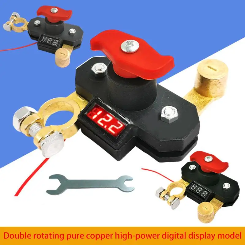 Digital Display Bidirectional Joint Power Disconnect  Rotatable for Renewable  System Installations