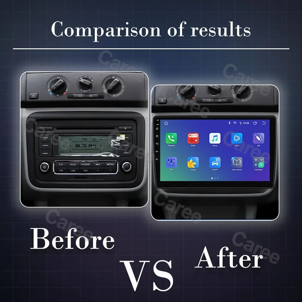 Car Radio Android For Skoda Fabia 2 542 2007 - 2014 Carplay Car Stereo Multimedia Player GPS Som Automotivo QLED Screen WIFI DSP