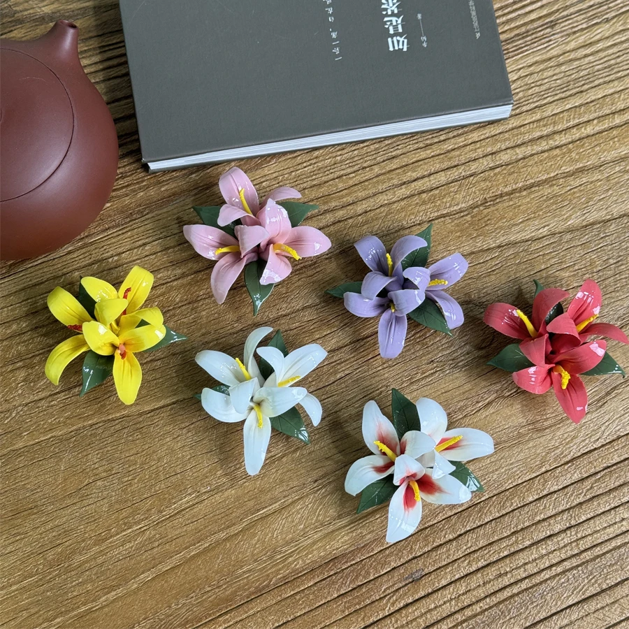 Orchid Incense Burner, Incense Burner, Home Decoration Ceramic Flower Decoration Art Ceramic Orchid, Gift Display Decoration
