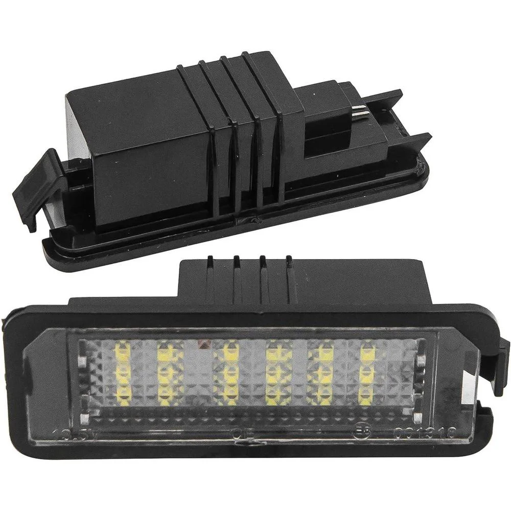 12V 6000K 2Pcs LED Number License Plate Light Canbus 					for VW  Golf MK4 MK5 MK6, Passat,.3D0943021A, 1J6943021B, 3C5943021,