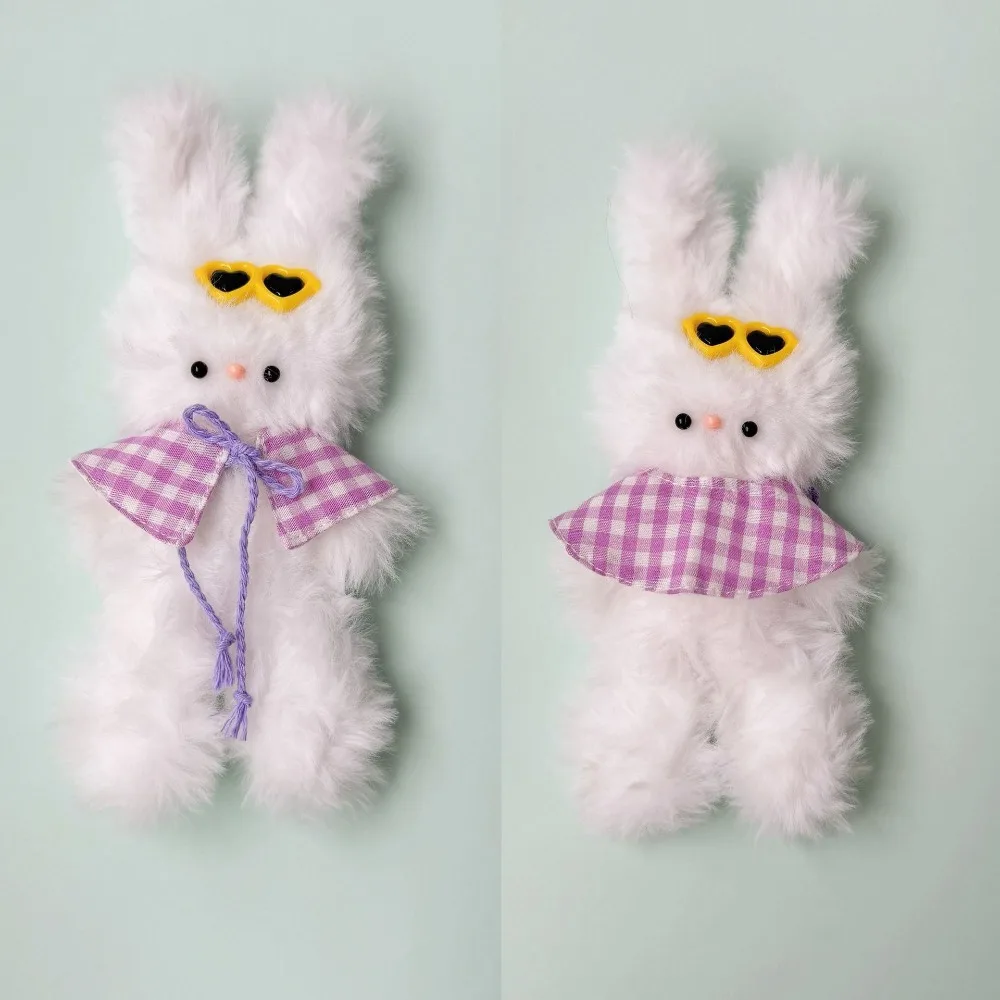 10~15cm Doll Clothes Macaron Outfit Cotton Stuffed Doll Checkered Cloak Checkered 15cm Cotton Doll Clothes for 10~15cm Doll