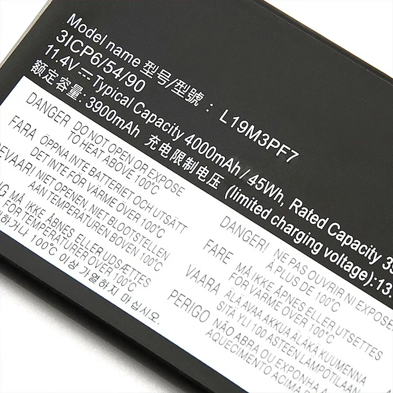 11.4V 4000mAh L19L3PF3 L19M3PF7 L19D3PF4 SB10W89840 Laptop Battery for Lenovo Ideapad Creator 5-15IMH05 Ideapad Gaming 3-15ARH05
