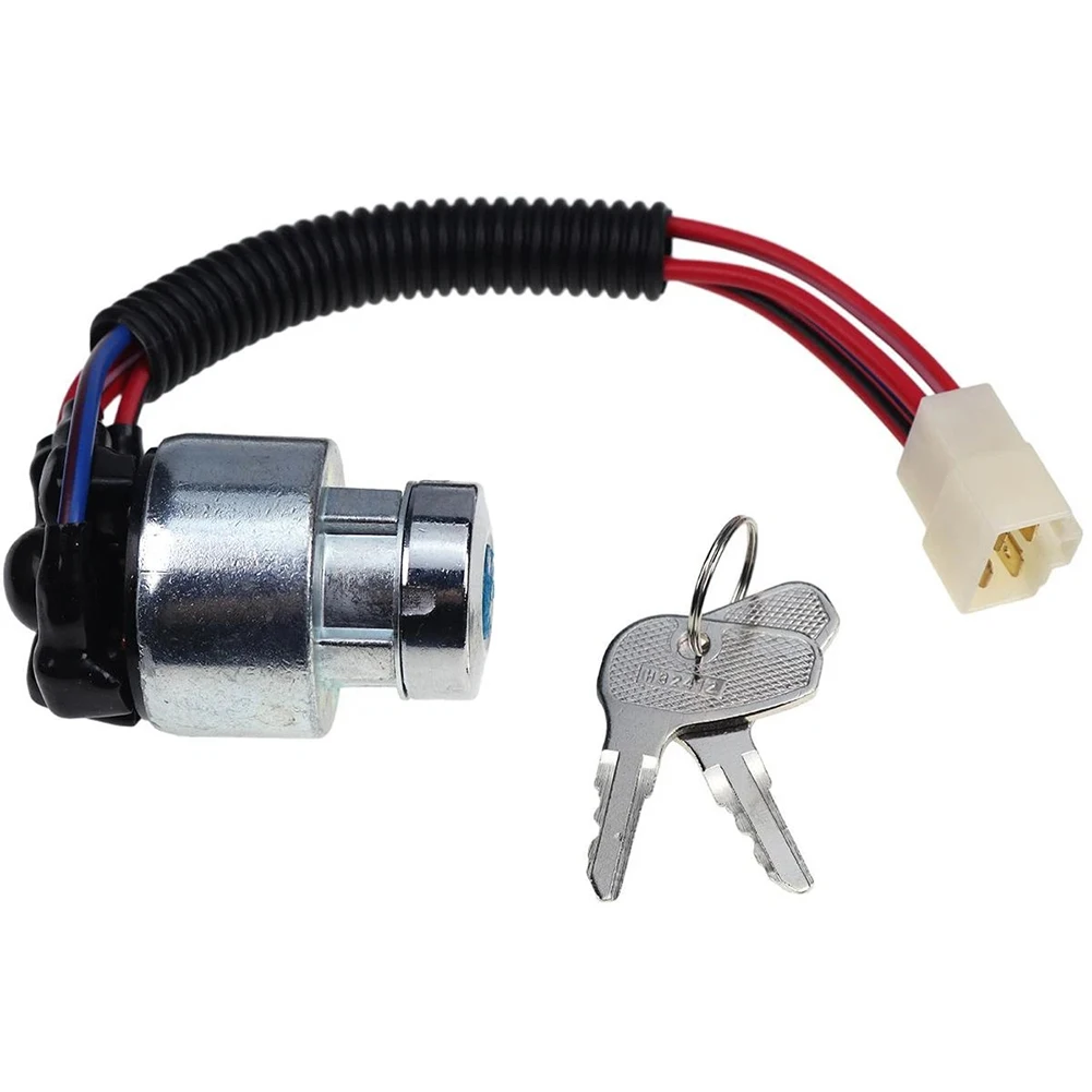 

1set Ignition Switch With Keys For Kubota L Tractors Series: L2050DT, L2050F, L2250DT, L2250F, L2350DT, L2350F, L2500DT, L2500F