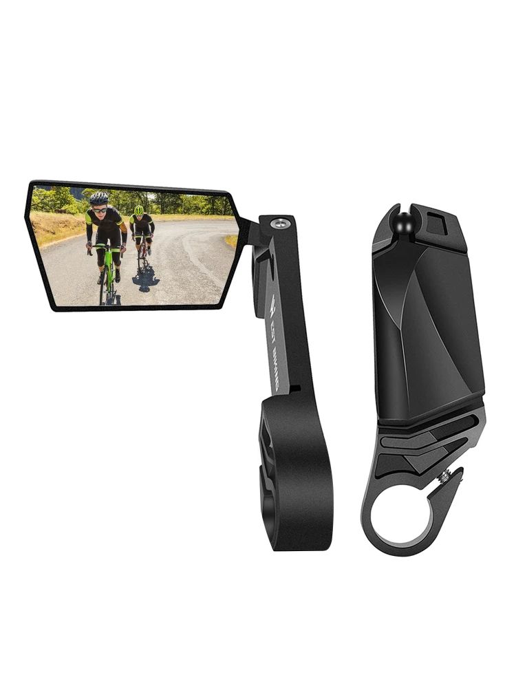 AliExpress NONE 1 Pair Bike Rear View Mirror Lightweight Foldable Cycling Mirror 360° Rotating Rearview Bicycle Mirrors Handlebar Safety Mirror