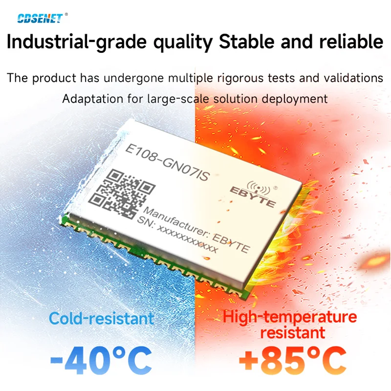 

Двойной модуль статичественного позиционирования GNSS GPS BDS ГЛОНАСС GALILEO QZSS SBAS CDEBYTE E108-GN07IS Маломощный промышленный класс