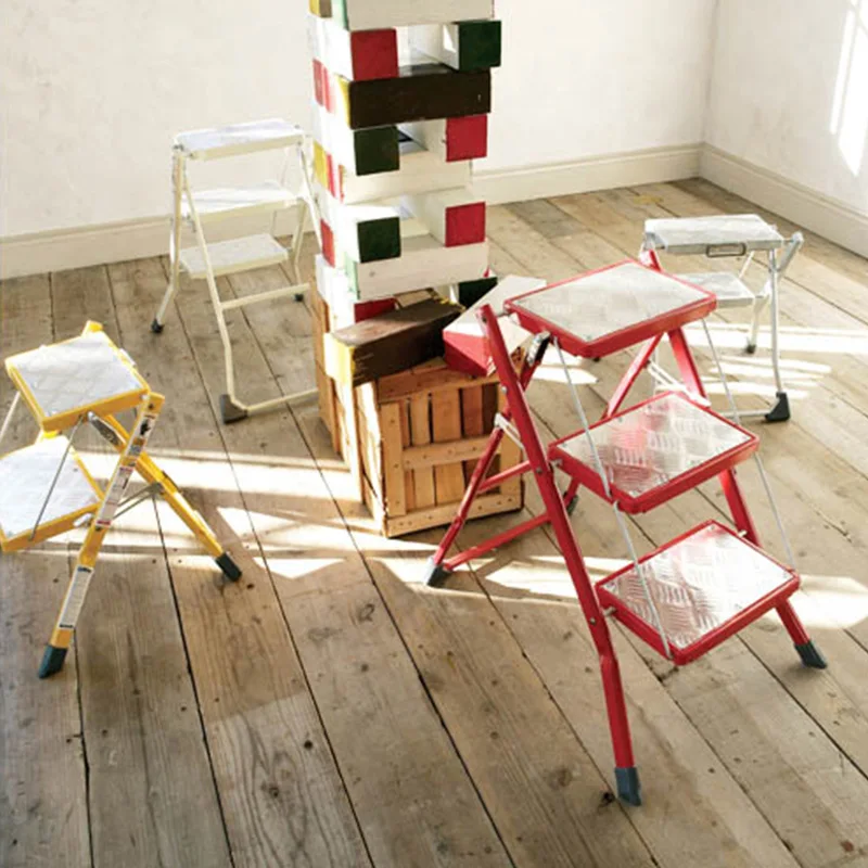 Two or three-step ladder stool industrial household folding ladder multifunctional storage herringbone ladder