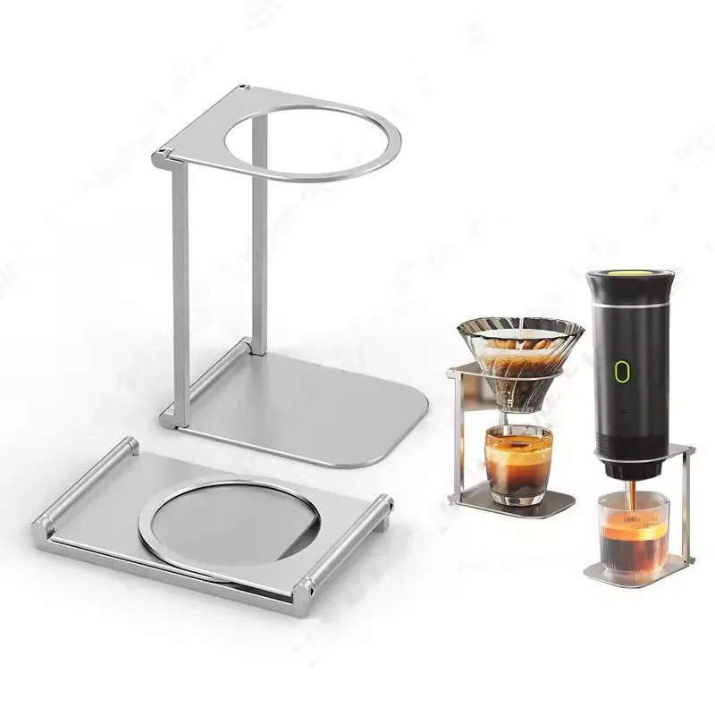 

Foldable Aluminum Alloy Coffee Drip Holder:Portable Espresso Stand for Travel, Outdoor & Home Use-Compact & Durable