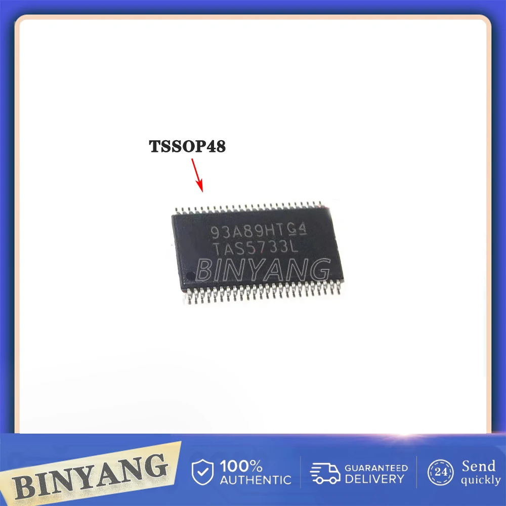 2PCS/lot TAS5733LDCAR TAS5733 TSSOP48 100% new imported original IC Chips Fast delivery