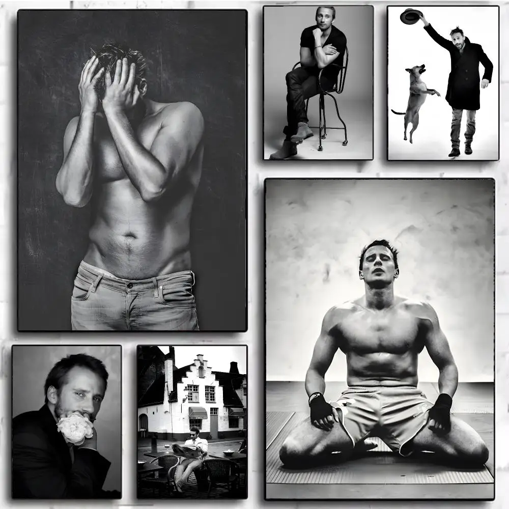Rugged Belgian Striking M-Matthias Schoenaerts Poster Modern Home Decor & Interior Design | Wall Art Collection