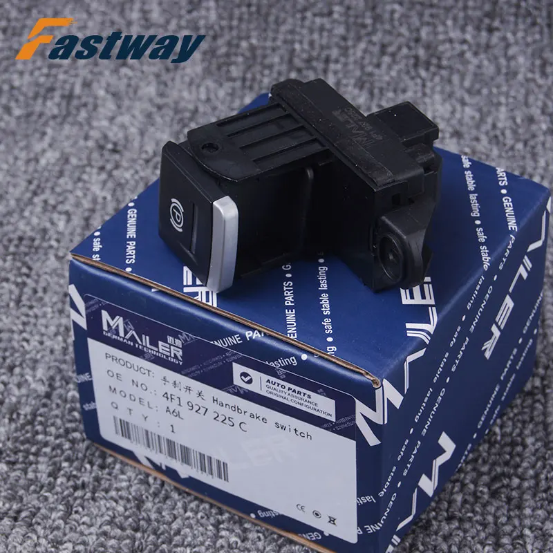 High Quality Power Electronic Parking Brake Handbrake Switch Button For Audi A6 C6 A6 Allroad Quattro S6 RS6 4F1927225C