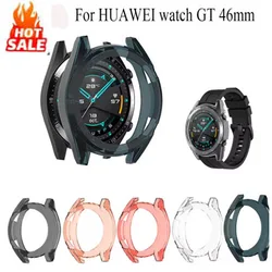 Protection Cases For Huawei Watch GT 46mm TPU Transparent Protective Case Sport Active Classic Version Shell Frame Covering