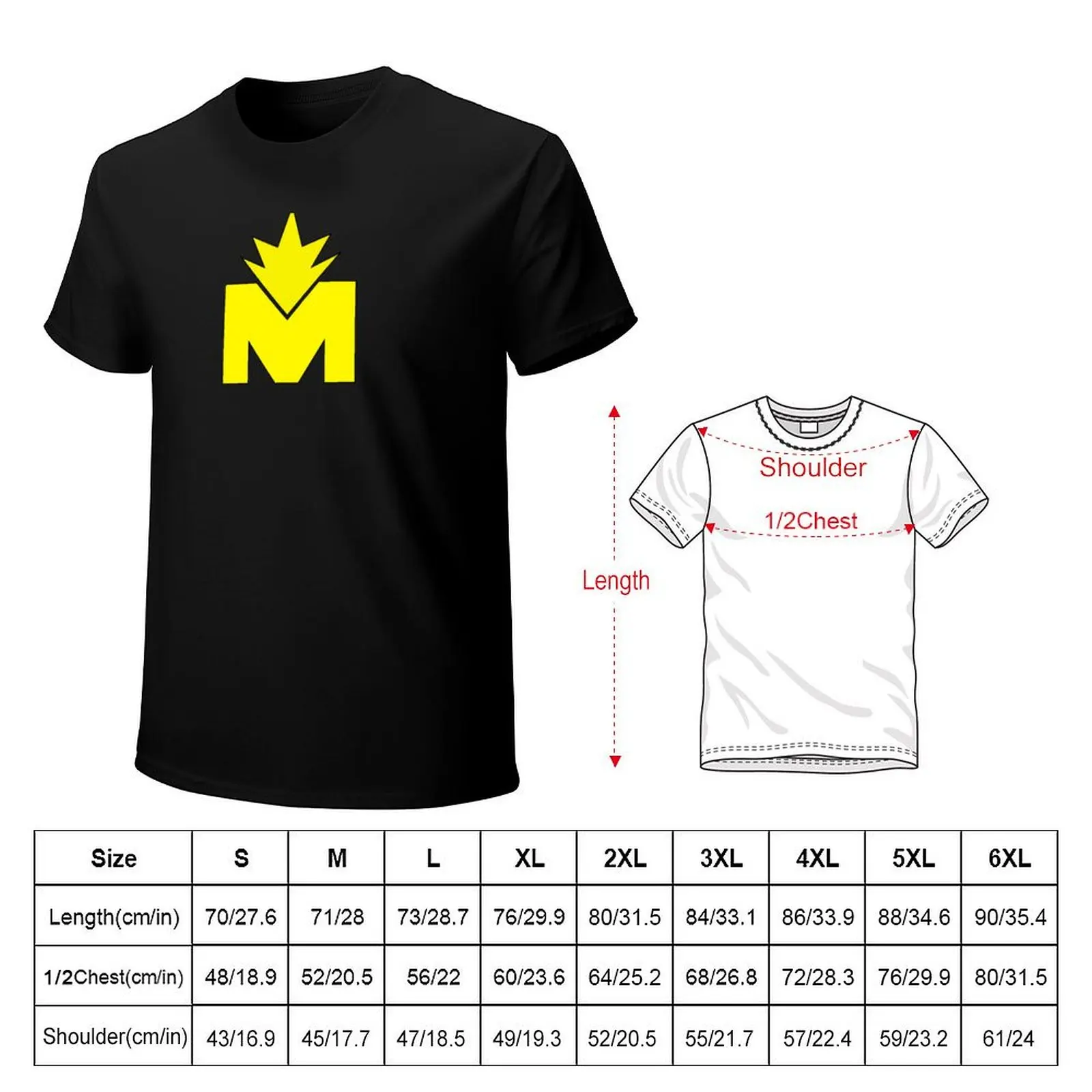 Captain Magma Logo T-Shirt man graphic t shirt T-Shirt