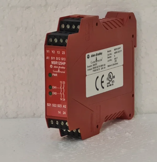 

Original New Gold Seller New Original Industrial Safety Relay Module 24V 440R-D23171 MSR125HP Safety Relay