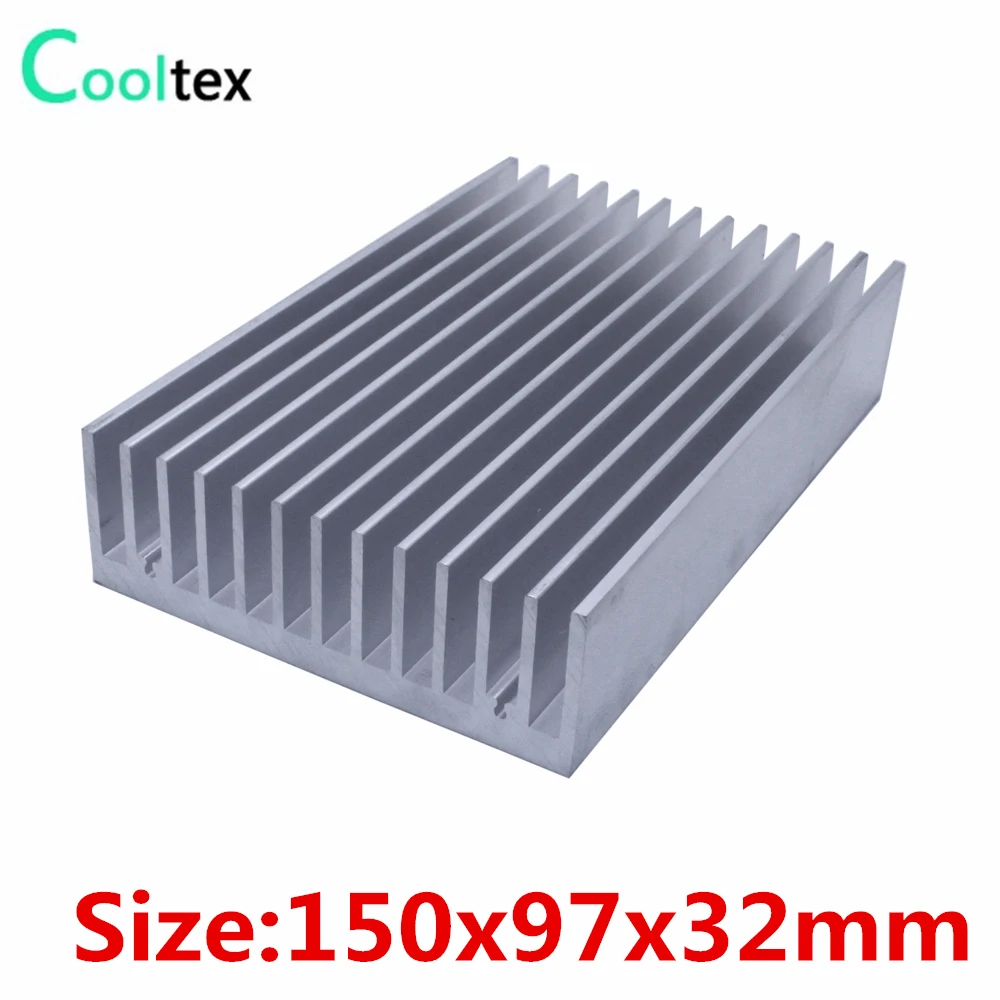 

(High power) 150x97x32mm Aluminum heatsink Heat Sink radiator cooler for chip LED Electronic cooling cooler