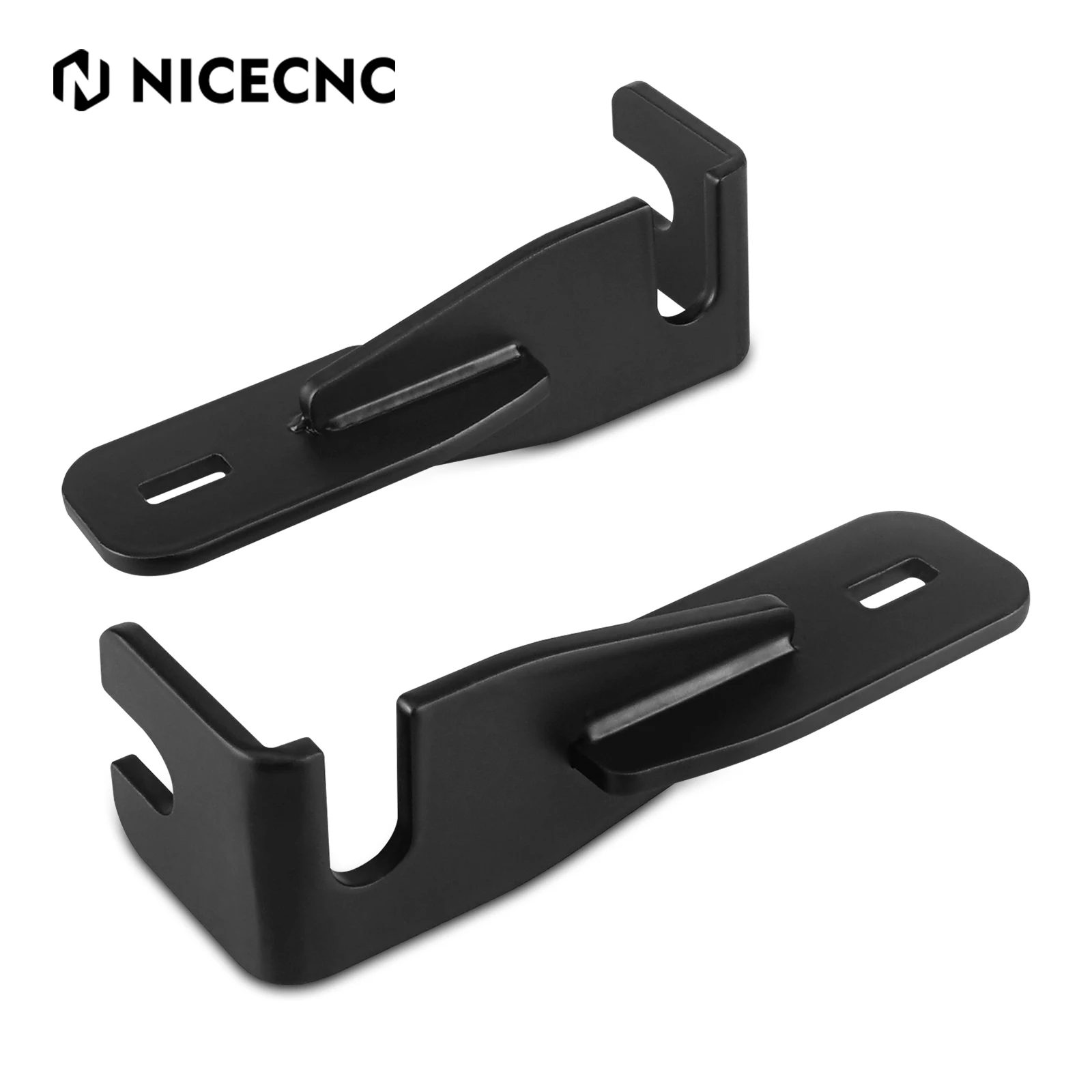 UTV RZR Cool Door Latches 3mm Q235 Steel Door Latch Extender For POLARIS RZR XP 1000 Turbo 4 RZR900 Cooling Door-lock Set