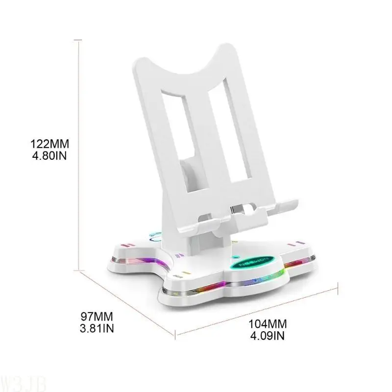 W3JB Konsolen-Dockingstation, faltbare, rutschfeste Halterung für Switch/Switch Lite/OLED – Detail 6