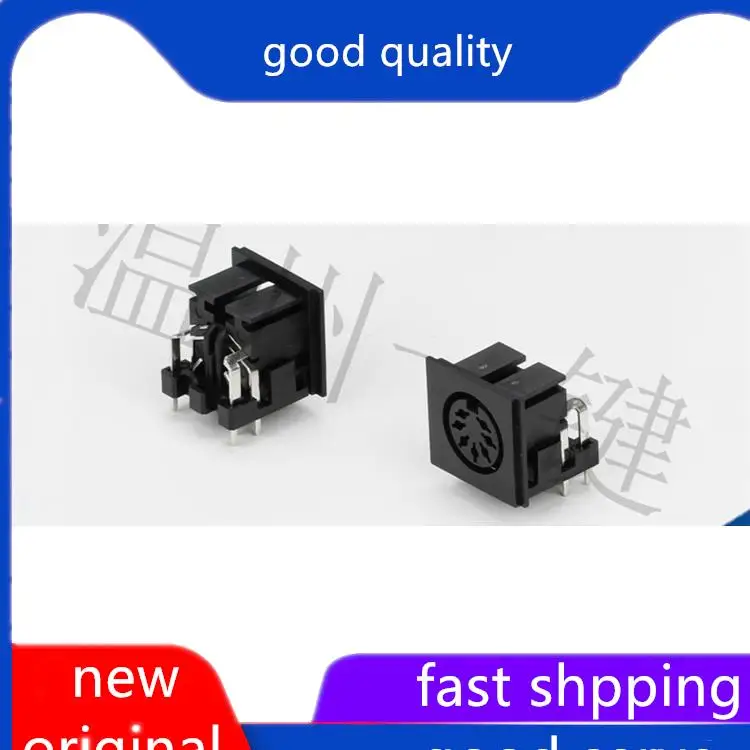 10pcs original new DS-7-03a square SD terminal connector large 7-core 9-pin socket 7PIN pin DIN female base