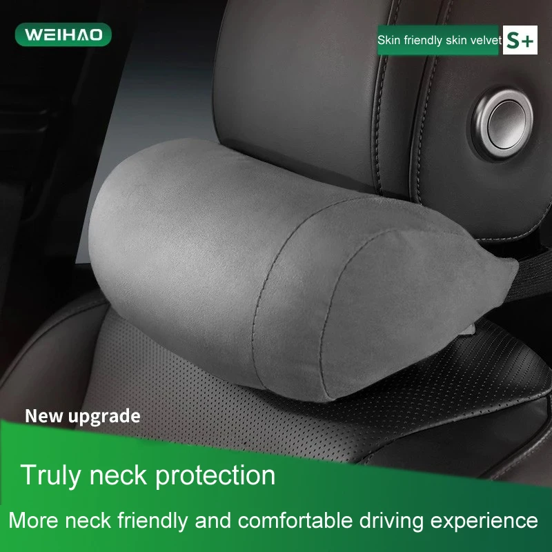 

Plush Car Neck Pillow Headrest for Driver Front Auto Part Comfort Cushion New Car AccessoryCar Headrest Cushion Pillow Autoparts