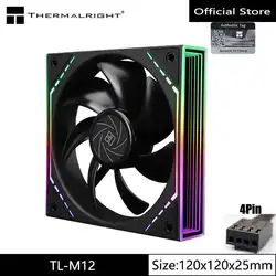 Thermalright TL-M12 12cm ARGB chassis cooling fan, unlimited frame fan, colorful halo PWM cooling fan