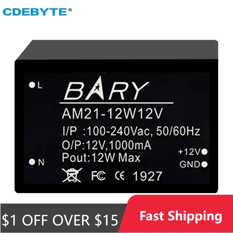 3W/5W/12W/20W/24W AC-DC Buck Power Supply Module DIP CDEBYTE AM21-V Series Wild Voltage Ultra Small Size
