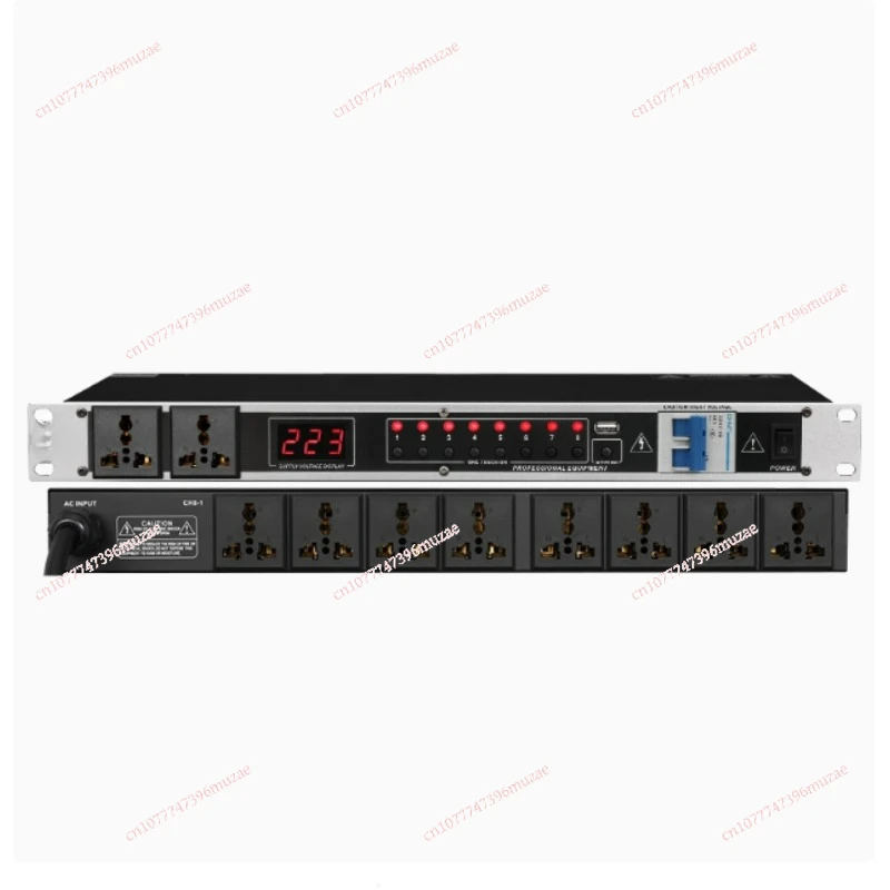 PS-05682 New 0.56 Screen Professional 8 + 2 Channel Sequencer with Air Switch Self-locking Stage Equipment