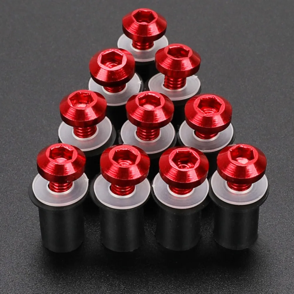 10PCS M5 Windscreen Windshield Bolts Screw Fastener FOR BENELLI TRK702 TRK702X TRK552X  Leoncino 800 TRK 251 LeonineX 500 TNT300