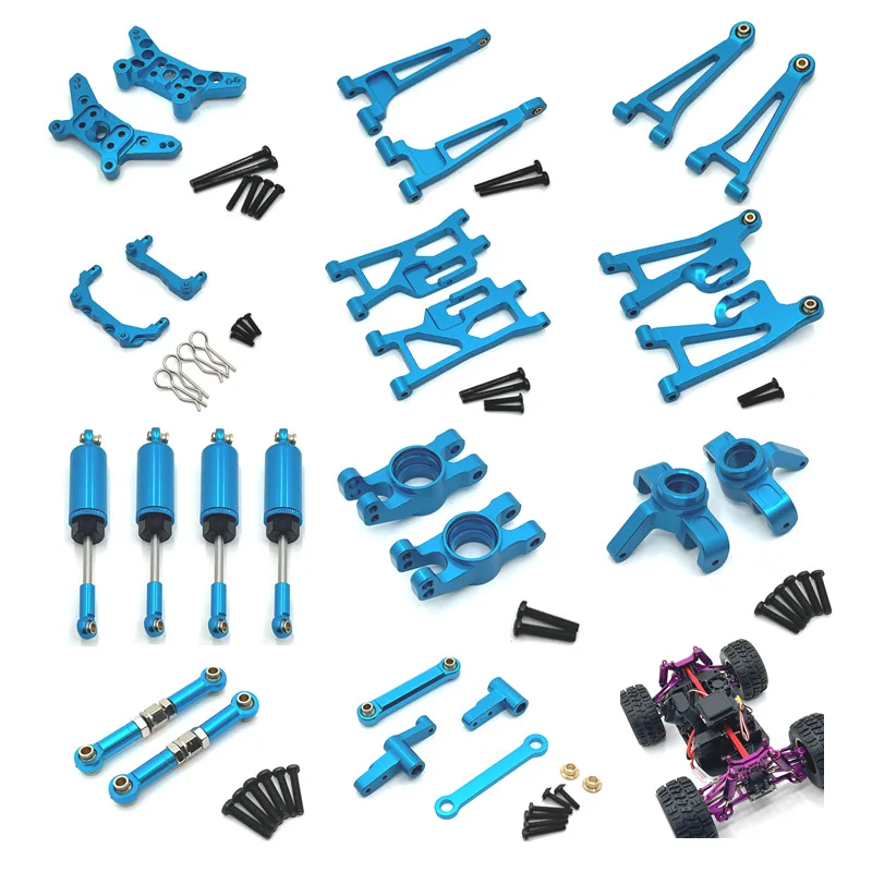 

MJX Hyper Go 14210 14209 1/14 RC cars RC Trucks Upgraded parts Metal Steering cup/swing arms/Hydraulic Shock Absorber