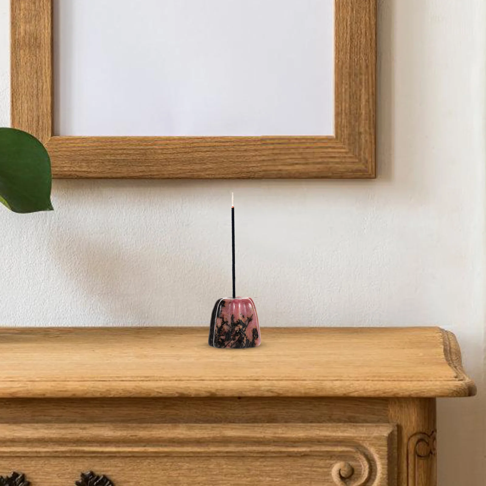

Flower Incense Holder Natural Quartz Crystal Stick Burner Aromatherapy Incense Burner Meditation Yoga Desktop Cute Decor