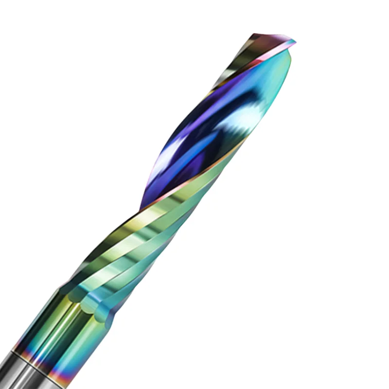 1PCS Milling Cutter 3.175/4/5/6/8mm Shank Single Flute CNC Router Bit UP Cut Spiral Carbide End Mill for Wood MDF Engraving Bit