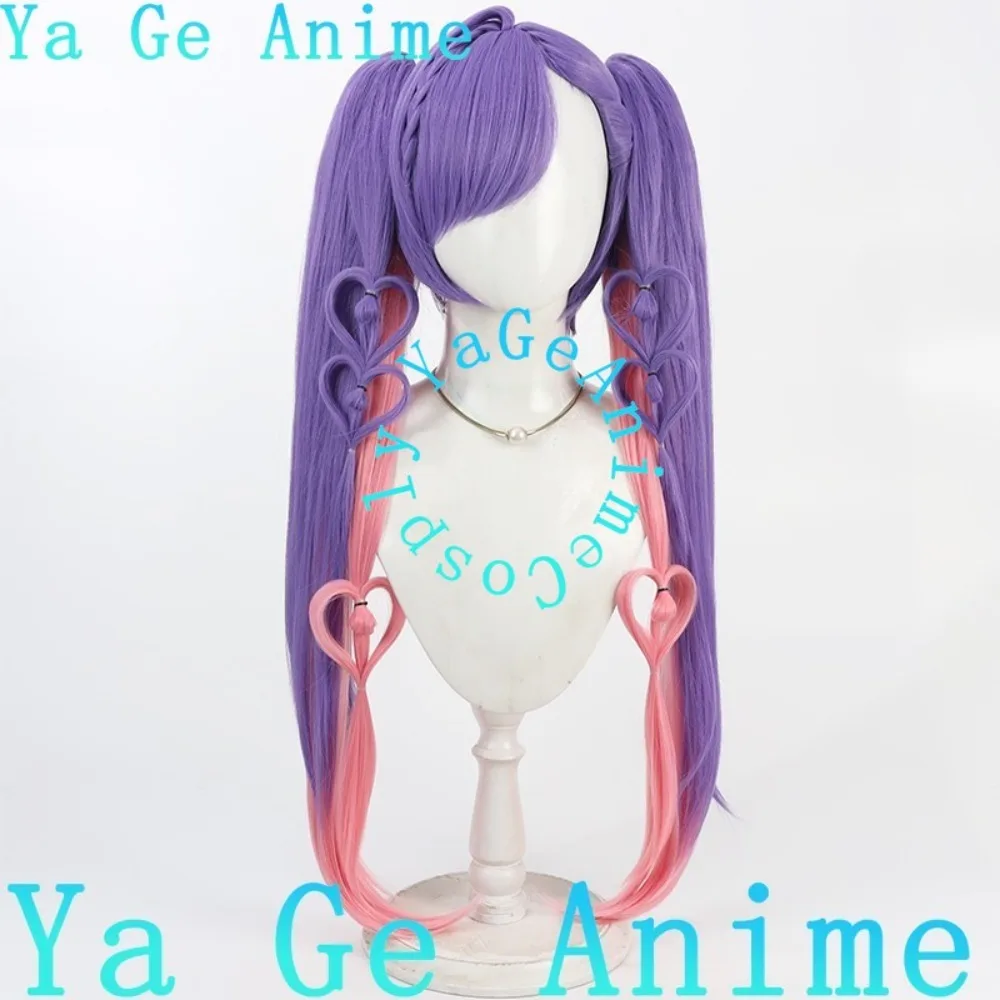 متجر Ya Ge أنيمي شرف الملوك أنجيلا شعر مستعار تأثيري ذيل حصان هالوين أنيمي لعبة عرض الواقع شعر مستعار شخصية #3