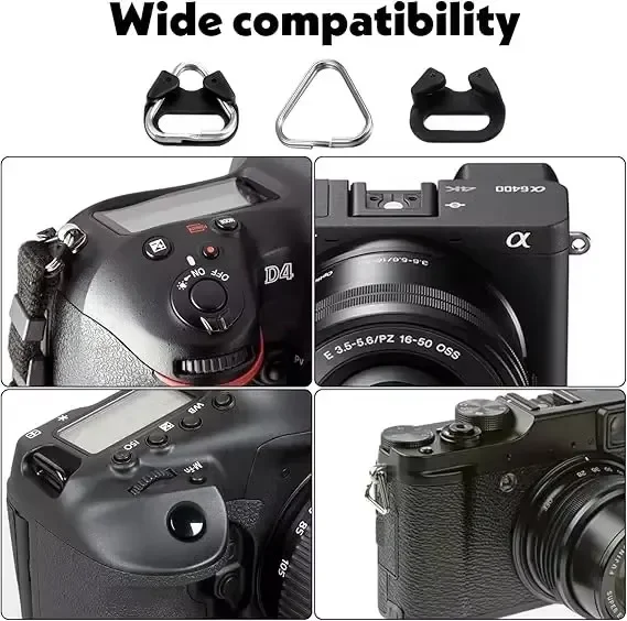 Universal Camera Strap Quick Release Buckle Portable Camera Straps Hook Lug Ring for Belt Hook Shoulder Lanyard for DSLR view 4