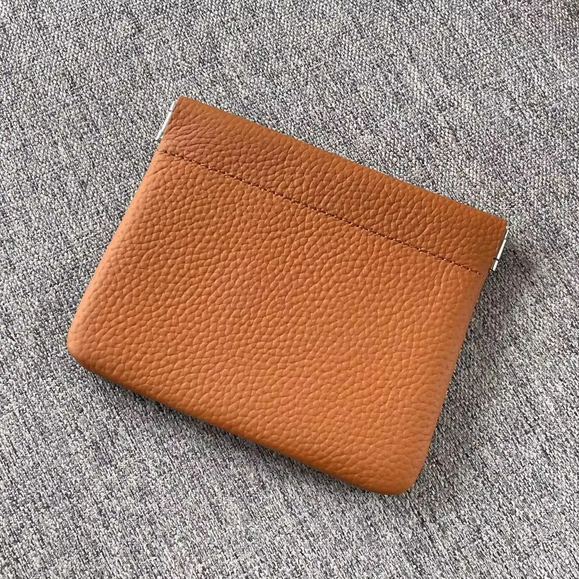 Women's Wallet Leather Storage Bag Automatic Closure Coin Purse Portable Earphone Charging Line Cosmetic Lipstick Jewelry Bag