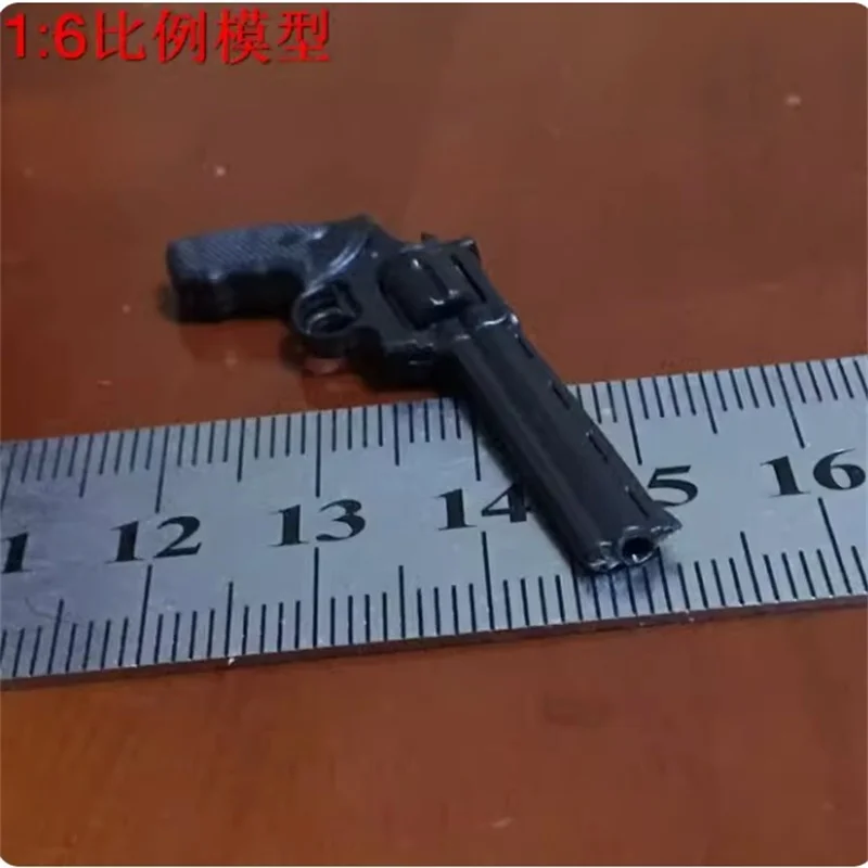 

1/6 Scale Soldier Weapon Revolver Plastic Static Model Toy Accessories For 12'' Action Figure Body In Stock