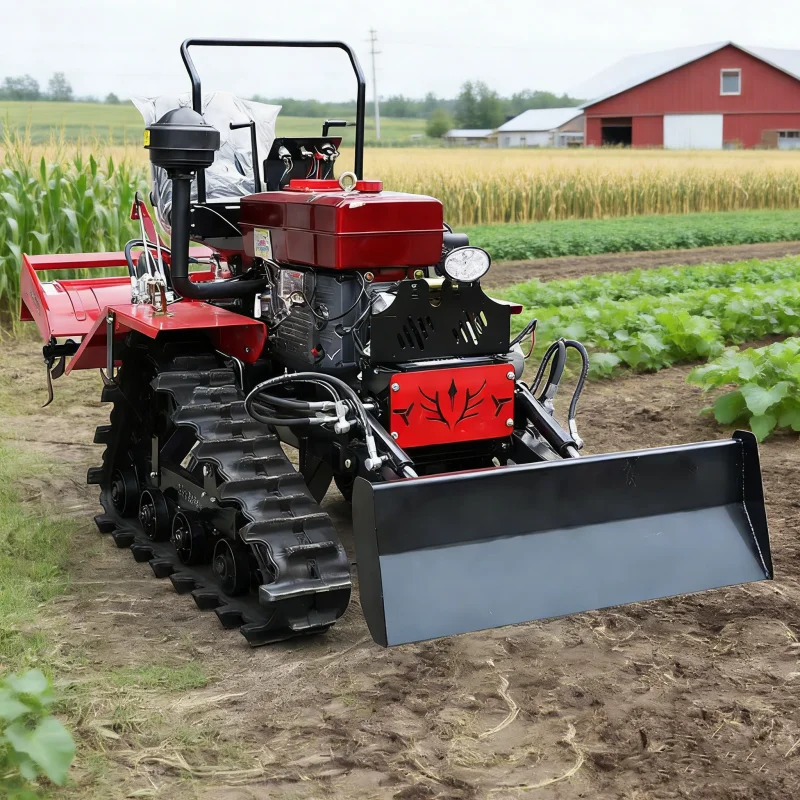 Customized 25HP Crawler Tractor, Tiller, Mower, Agricultural Cultivator, Rotary Tiller, Agricultural Machinery