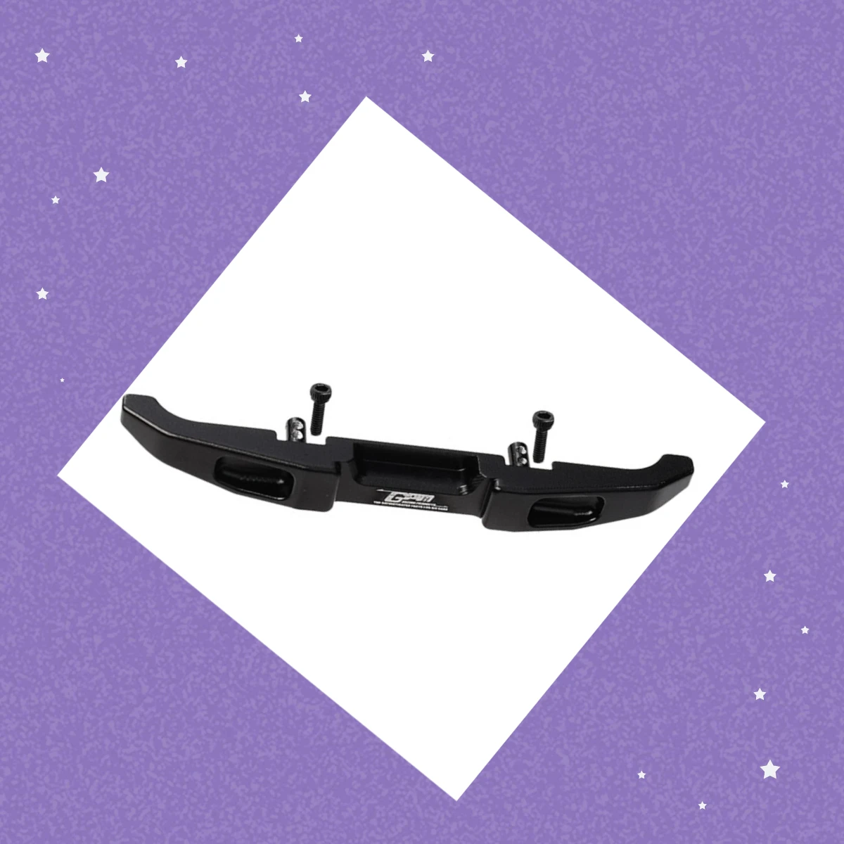 GPM AXIAL SCX24 Jeep Wrangler JLU Aluminum Rear Bumper CRC AXI00002 Scale Off-Road Vehicle Accessory