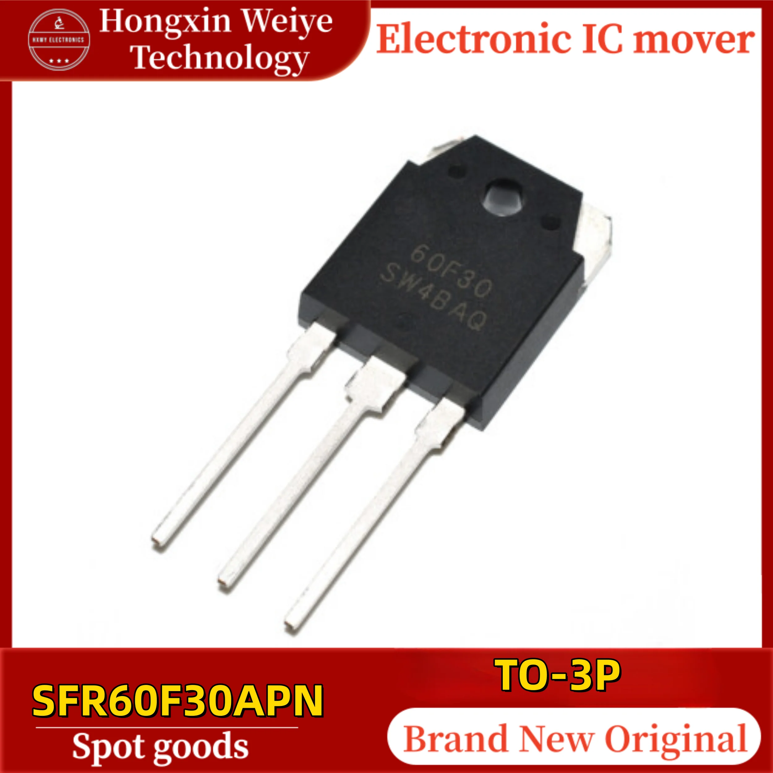 (10/50 pieces) SFR60F30APN with Silkscreen Mark 60F30A TO-3P MOSFET Power Transistor IC 100% Original In Stock Fast Shipping
