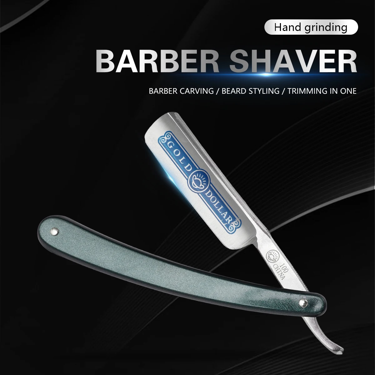 Professional Folding Straight Razor Shaving Classic Manual Barber Razors Knife Stainless Steel Men Barbershop Quality Beauty