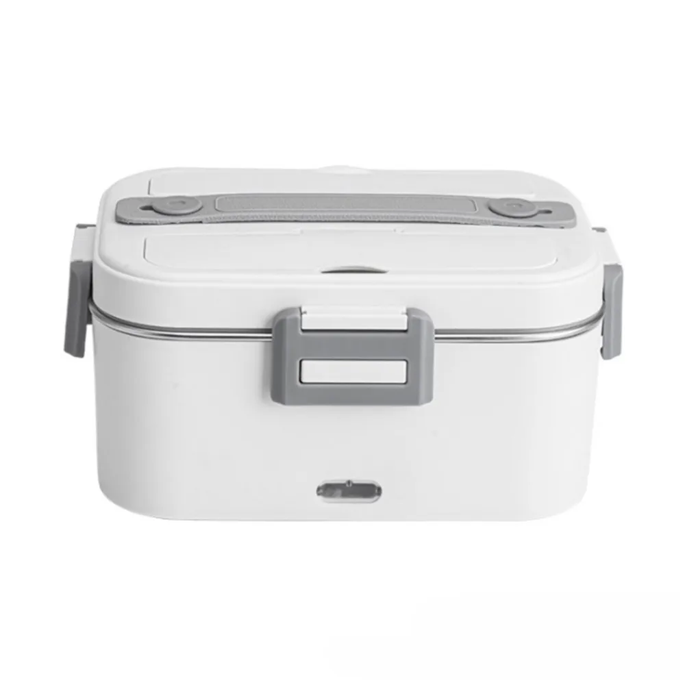 1.8L large-capacity electric heating lunch box portable car-compatible stainless steel heating lunch box no water added